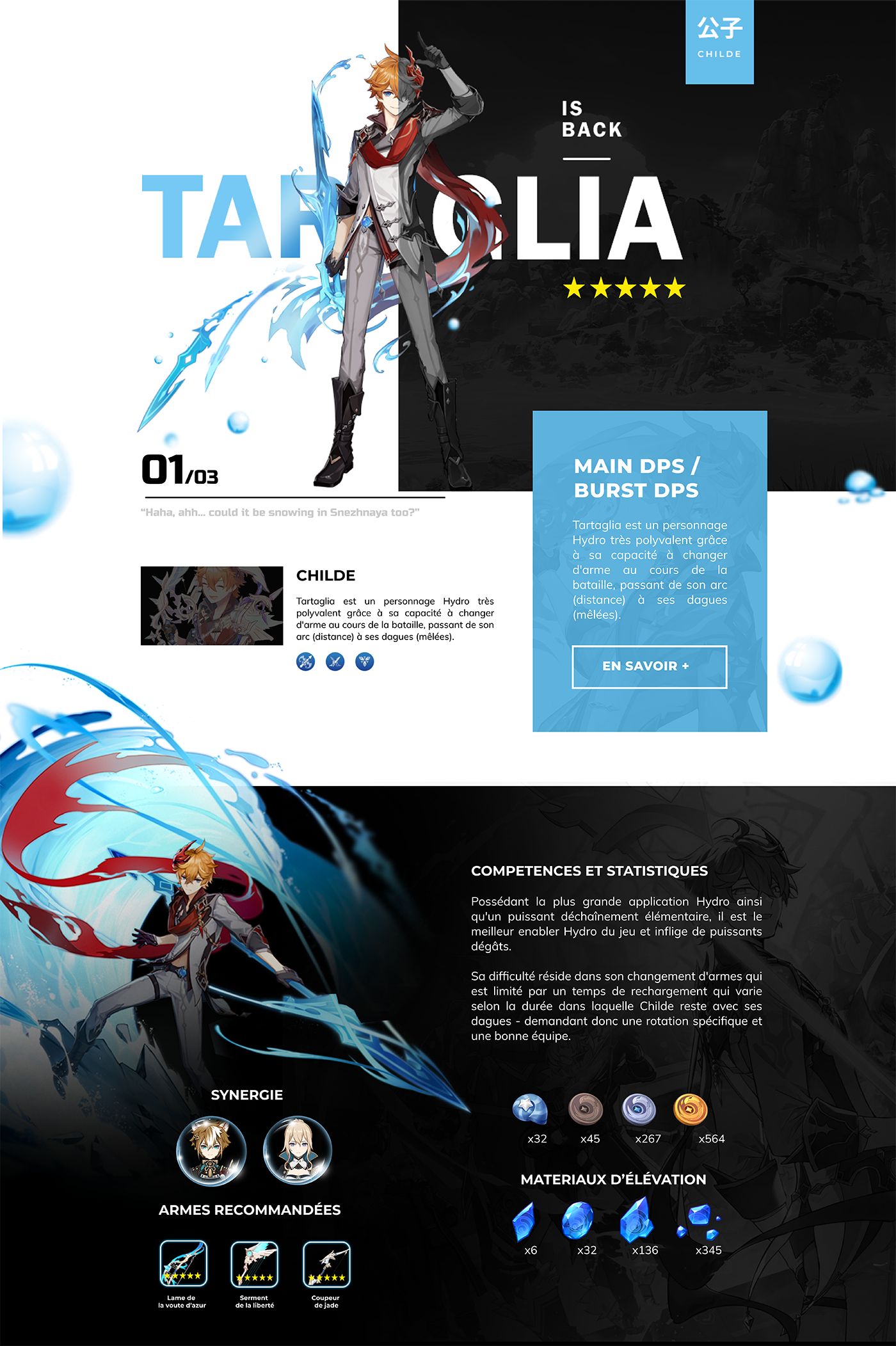 Projet: Site Web Genshin Impact