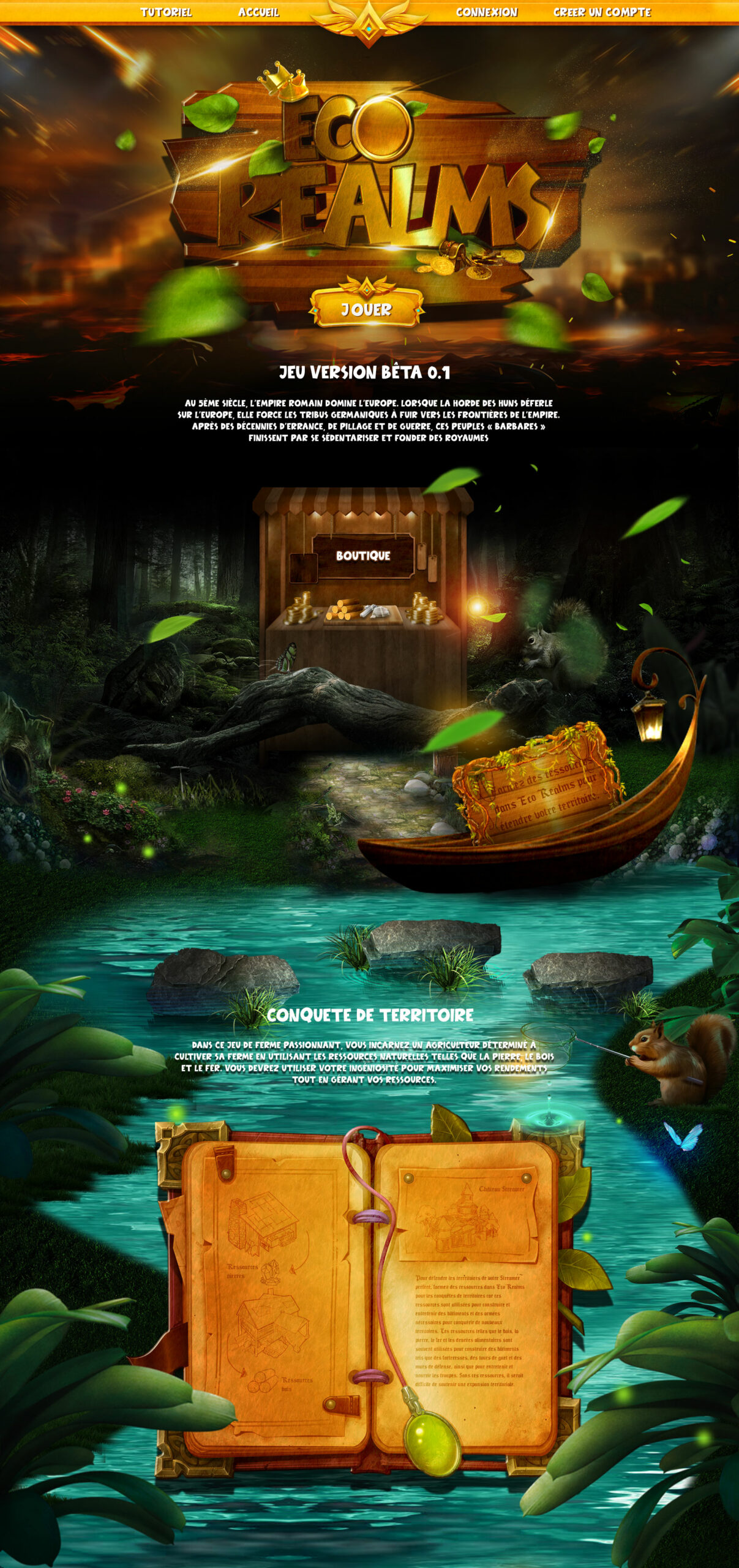 Projet: Site Web EcoRealms
